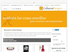 Tablet Screenshot of celiacosburgos.org